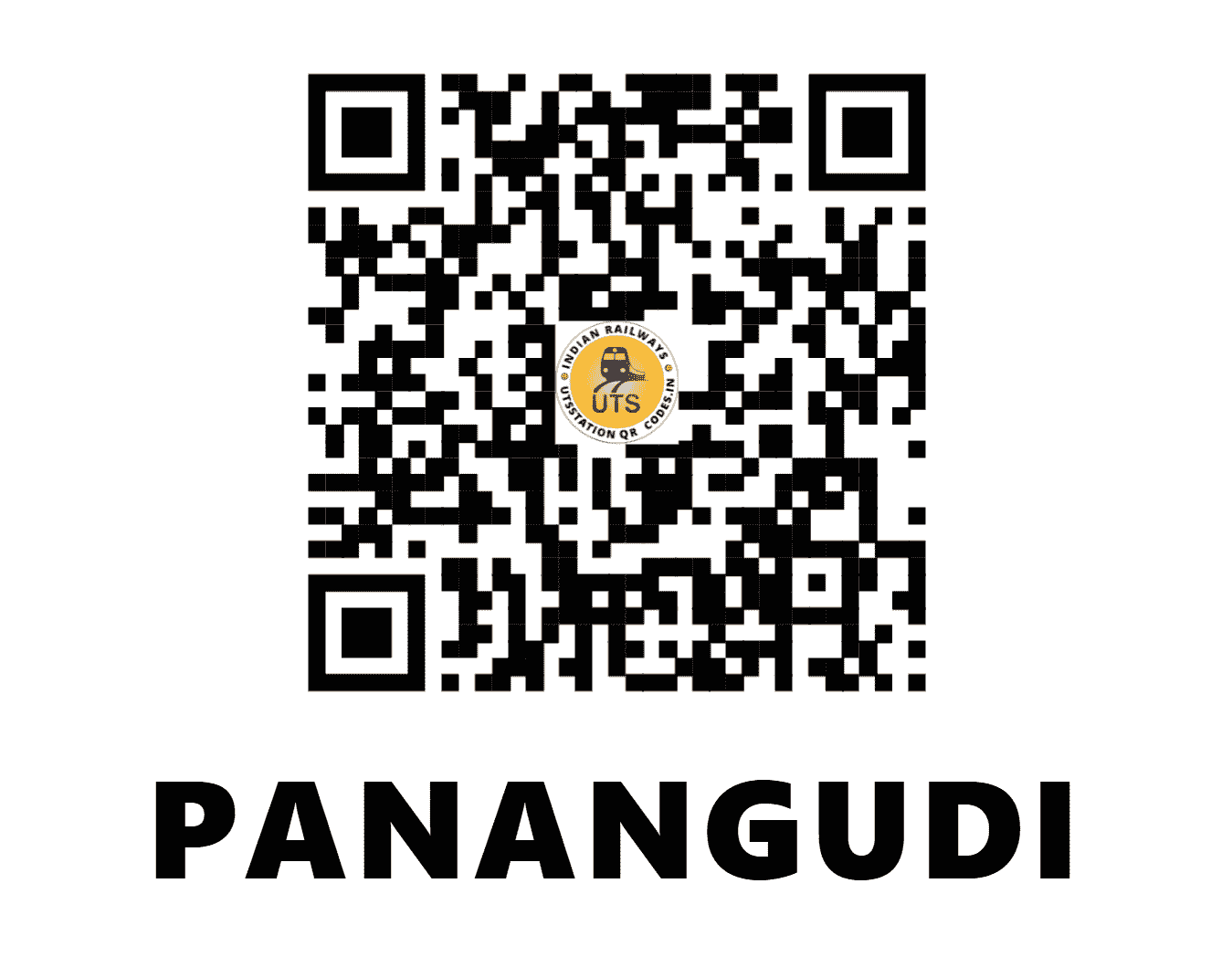 UTS QR Code for PANANGUDI - PNGI (SR - TAMIL NADU)